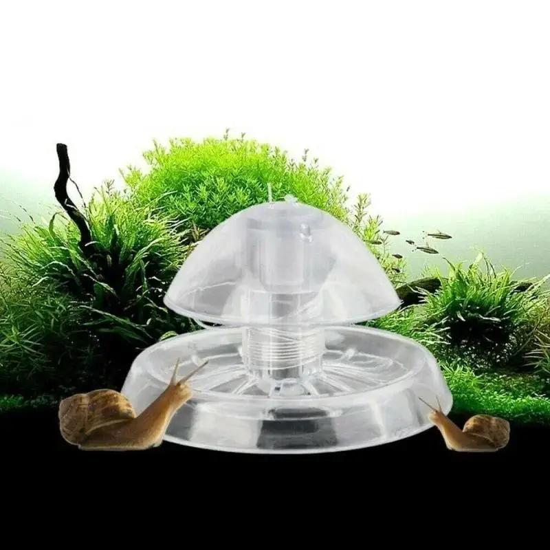 Ocean Aquarium - 2026 New 6/8CM Clear Plastic Snail