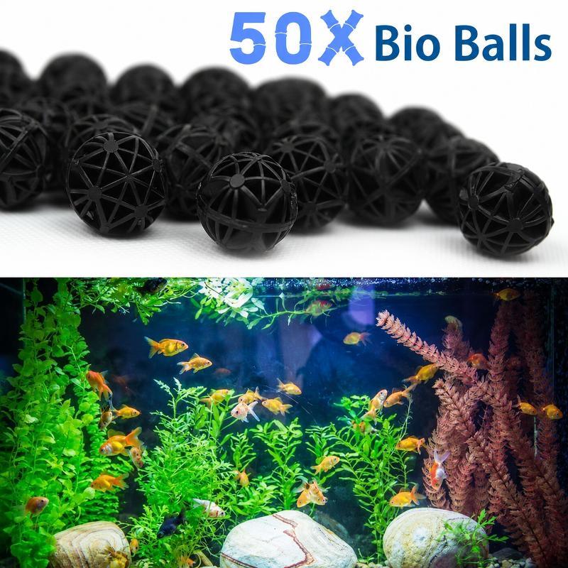 Marine Aquarium - 50Pcs 16mm Aquarium Bio Filter Balls