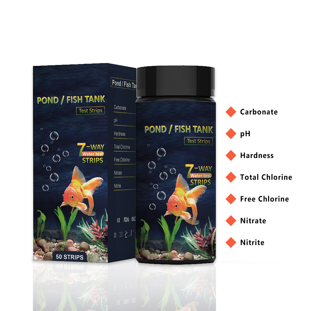 Saltwater Tank - 7 in 1 Aquarium Test Strips,