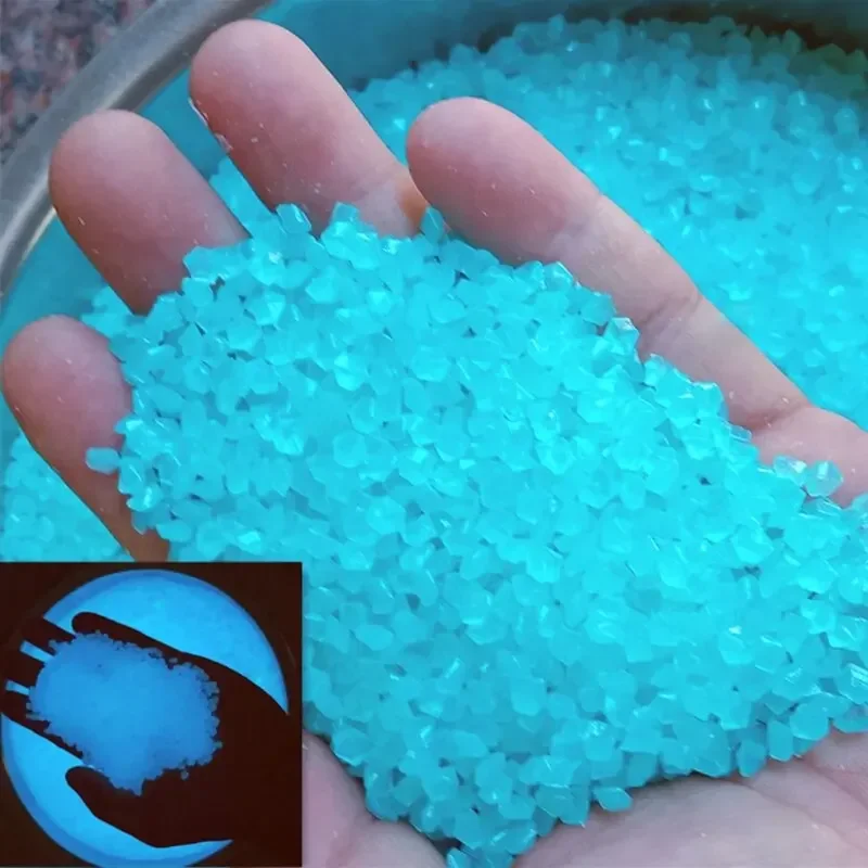 Ocean Aquarium - 1000pcs 3-5mm Luminous Sand Glow in