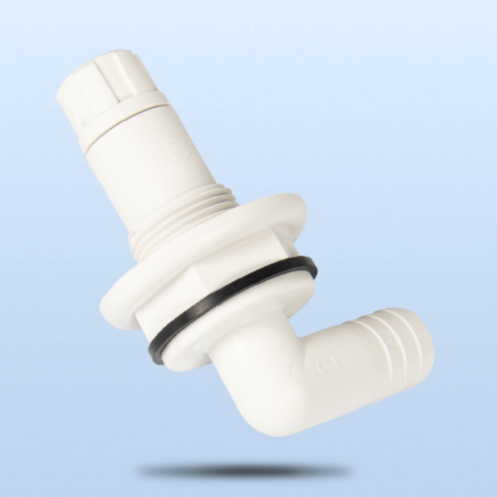 Marine Fish Tank - Marine Valve with 90-Degree Elbow Compact