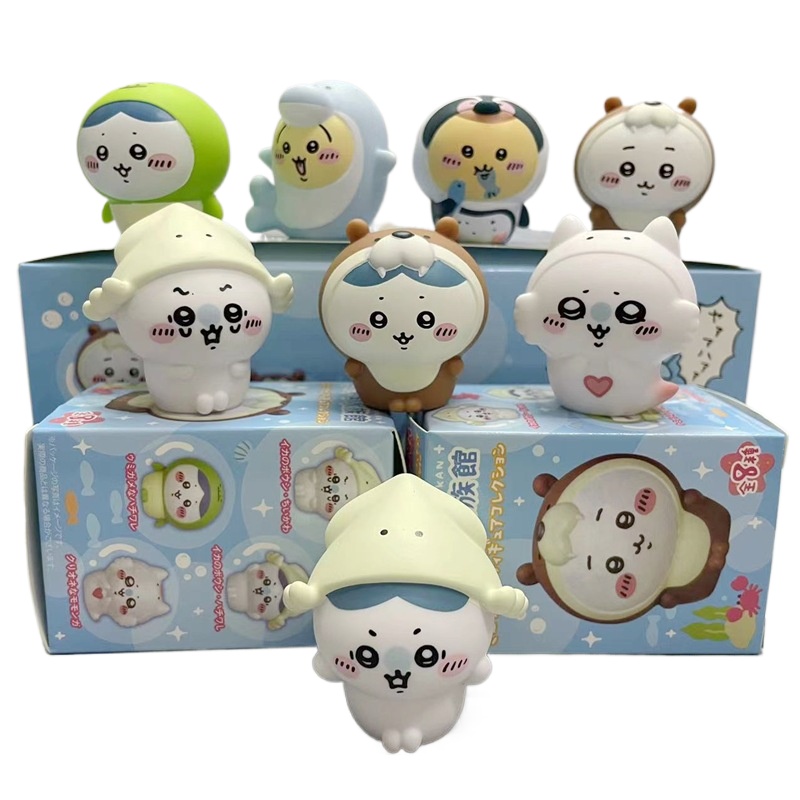 8pcs/Box Kawaii Chiikawa Aquar - Marine Aquarium ulasan dan harga