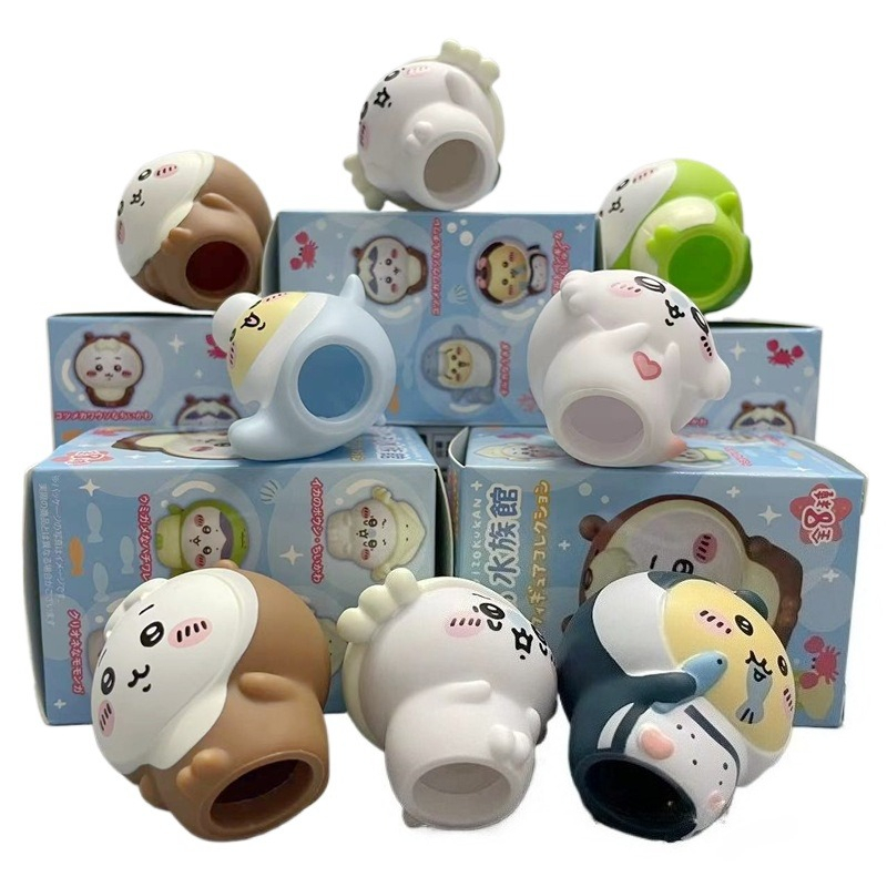 8pcs/Box Kawaii Chiikawa Aquar - Marine Aquarium ulasan dan harga