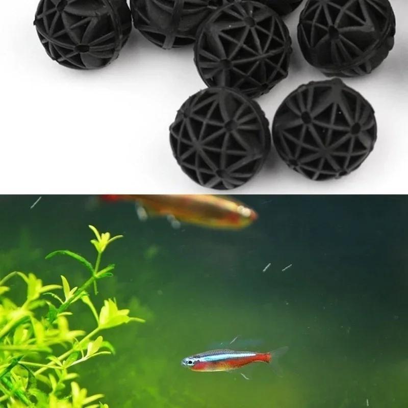 50Pcs 16mm Aquarium Bio Filter - Marine Aquarium ulasan dan harga