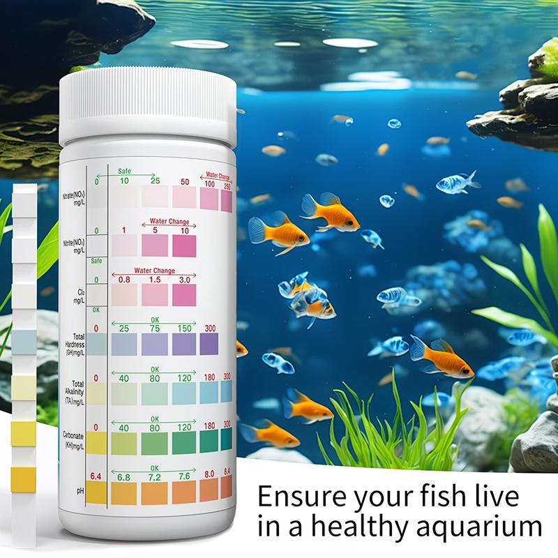 Aquarium Water Test Strips 8 i - Saltwater Tank ulasan dan harga