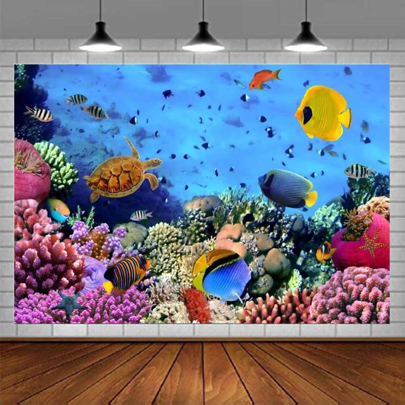 Under Sea Seabed World Photogr - Aquarium Marine World ulasan dan harga