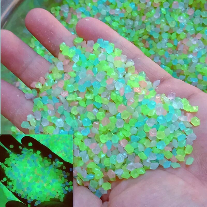 1000pcs 3-5mm Luminous Sand Gl - Ocean Aquarium ulasan dan harga