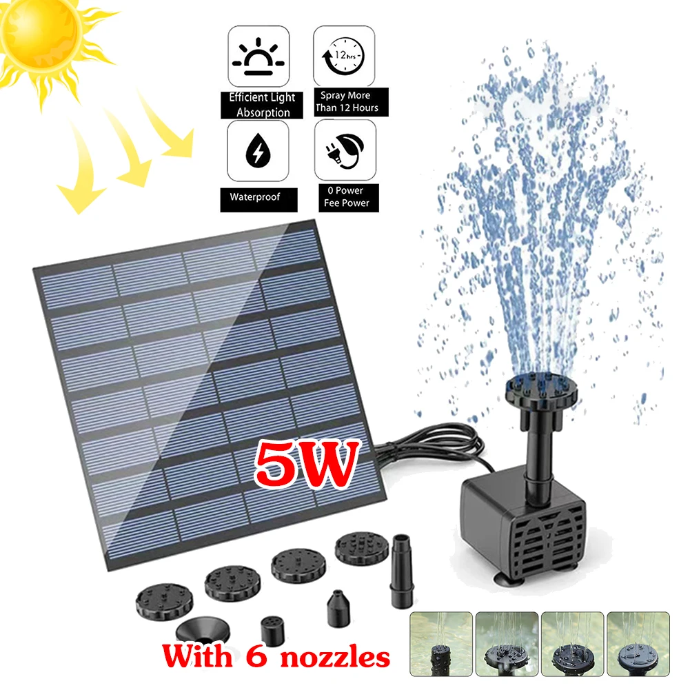 Solar Water Pump Fountain Pump - Marine Aquarium ulasan dan harga