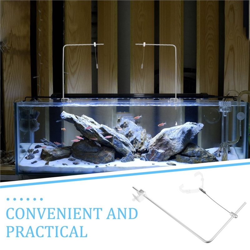 AB41-2Pcs Fish Tank Light Rack - Saltwater Tank ulasan dan harga