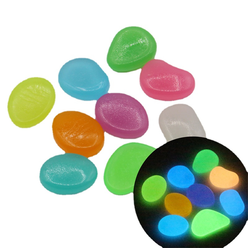 50pcs Luminous Stone Fluoresce - Ocean Aquarium ulasan dan harga