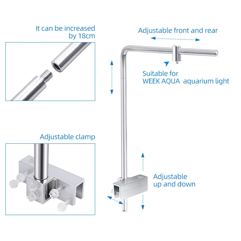 Week Aqua Light Stand Universa - Aquarium Marine Lights ulasan dan harga