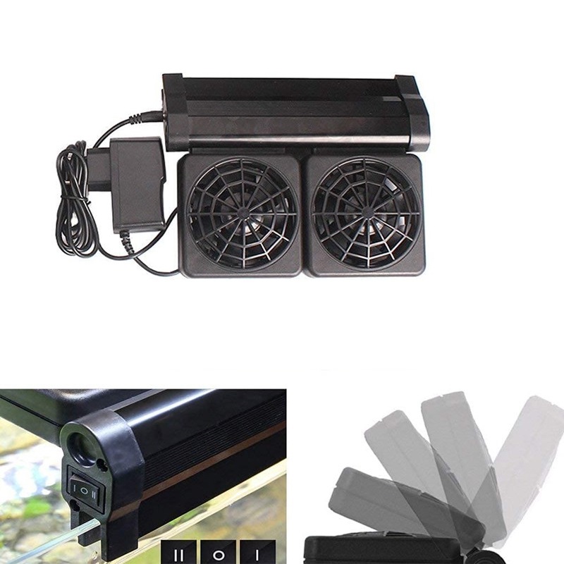 1/2/3/4 Aquarium Fans Chillers - Saltwater Tank ulasan dan harga